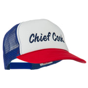 Chief Cook Embroidered Foam Mesh Cap