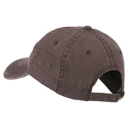 California with Bear Embroidered Washed Cap