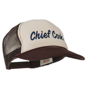 Chief Cook Embroidered Foam Mesh Cap