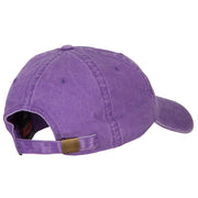 California with Bear Embroidered Washed Cap