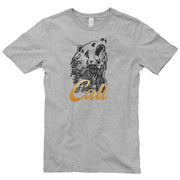 Cali Bear Graphic Design Unisex Short Sleeve Cotton Jersey T-Shirt