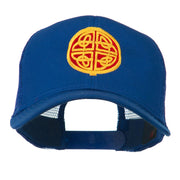 Circular Celtic Design Embroidered Trucker Cap