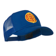 Circular Celtic Design Embroidered Trucker Cap