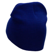 Poker Chip Embroidered 8 Inch Short Beanie