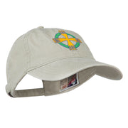 Celtic Cross Embroidered Washed Cap