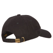 Colorado Columbine with Map Embroidered Unstructured Washed Cap