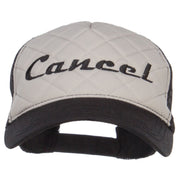 Cancel Embroidered Foam Trucker Cap