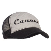 Cancel Embroidered Foam Trucker Cap