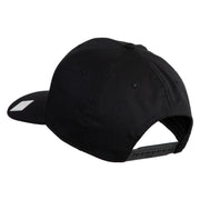 Veteran US Navy Embroidered Solid Cotton Twill Pro Style Cap - Black OSFM