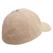 Warship Embroidered Low Profile Washed Flex Cap - Khaki OSFM