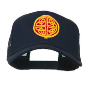 Circular Celtic Design Embroidered Trucker Cap