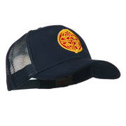 Circular Celtic Design Embroidered Trucker Cap