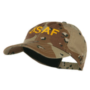 USAF Military Embroidered Camo Cap