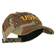 USAF Military Embroidered Camo Cap