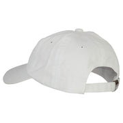 Colorado Columbine with Map Embroidered Unstructured Washed Cap