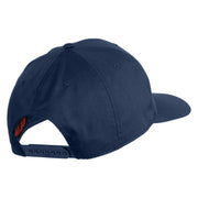 Veteran US Navy Embroidered Solid Cotton Twill Pro Style Cap - Navy OSFM