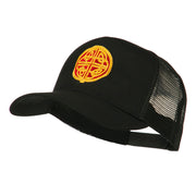 Circular Celtic Design Embroidered Trucker Cap