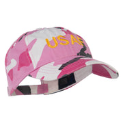 USAF Military Embroidered Camo Cap