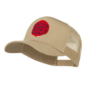 Circular Celtic Design Embroidered Trucker Cap