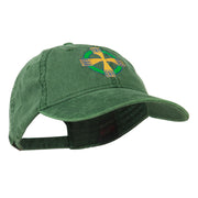 Celtic Cross Embroidered Washed Cap