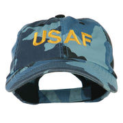 USAF Military Embroidered Camo Cap