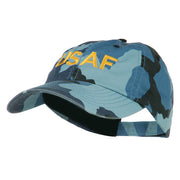 USAF Military Embroidered Camo Cap