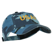 USAF Military Embroidered Camo Cap