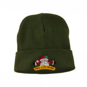 Merry Christmas Santa Claus Embroidered Beanie