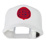 Circular Celtic Design Embroidered Trucker Cap