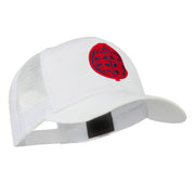 Circular Celtic Design Embroidered Trucker Cap