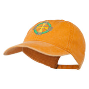 Celtic Cross Embroidered Washed Cap