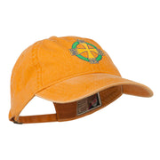 Celtic Cross Embroidered Washed Cap