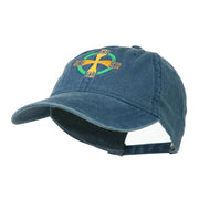 Celtic Cross Embroidered Washed Cap