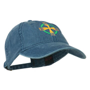 Celtic Cross Embroidered Washed Cap