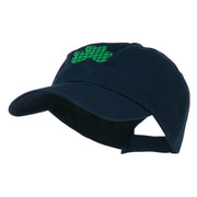 Clover Design Embroidered Cap