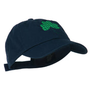 Clover Design Embroidered Cap