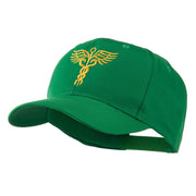 Original Medical Caduceus Outline Embroidered Cap