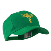 Original Medical Caduceus Outline Embroidered Cap