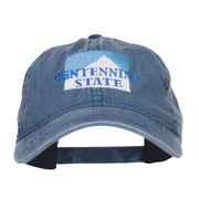 Colorado Centennial State Embroidered Cap