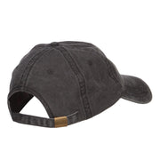 Soccer Star Embroidered Washed Cap