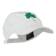 Clover Design Embroidered Cap