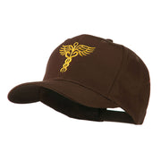 Original Medical Caduceus Outline Embroidered Cap