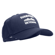 Submarine Veteran Embroidered Six Panels Pro Style Cap - Navy OSFM