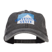 Colorado Centennial State Embroidered Cap