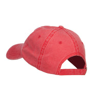 Soccer Star Embroidered Washed Cap