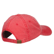 Soccer Star Embroidered Washed Cap