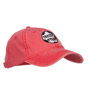 Soccer Star Embroidered Washed Cap