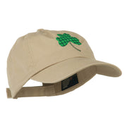 Clover Design Embroidered Cap