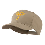 Original Medical Caduceus Outline Embroidered Cap