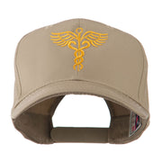 Original Medical Caduceus Outline Embroidered Cap